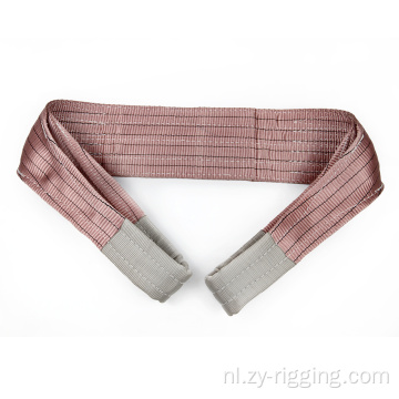 6t polyester dubbele oogtillende vlakke webbing sling